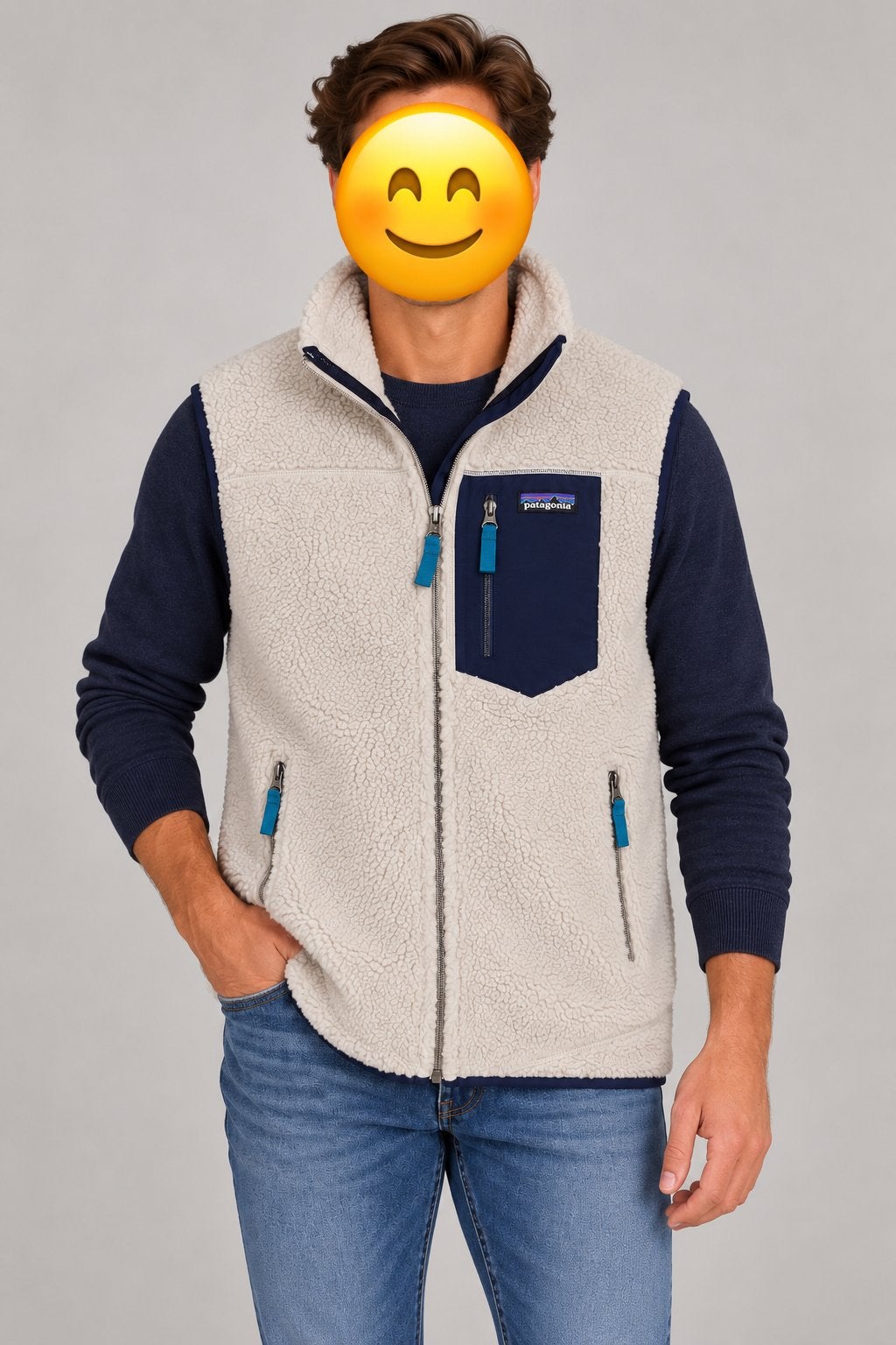NIEUW! Patagonia Classic Retro-X heren fleece vest – maat L, Ophalen of Verzenden, Nieuw, Maat 52/54 (L), Beige