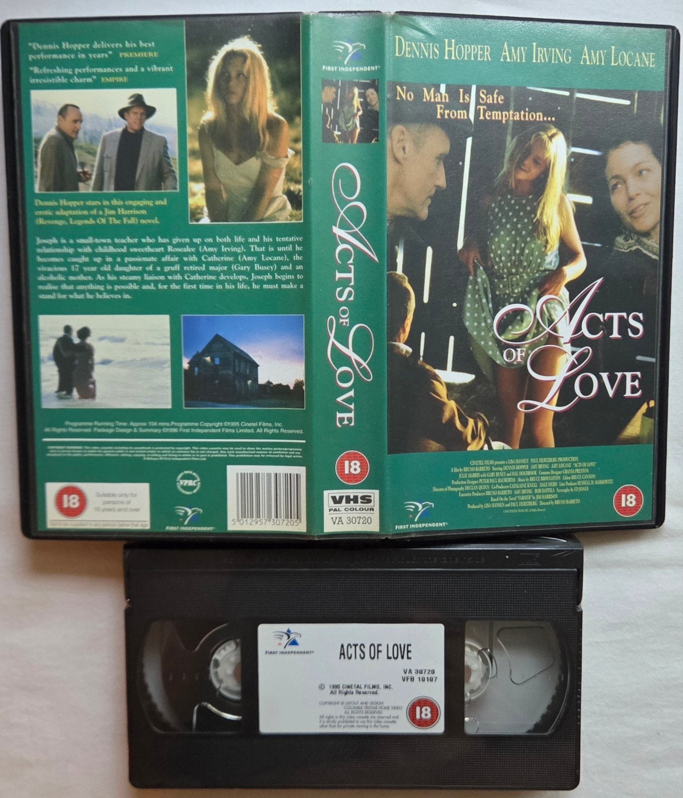 Acts Of Love Sealed VHS Speelfilm IMPORT, Cd's en Dvd's, Alle leeftijden, Ophalen of Verzenden, Nieuw in verpakking, Actie en Avontuur
