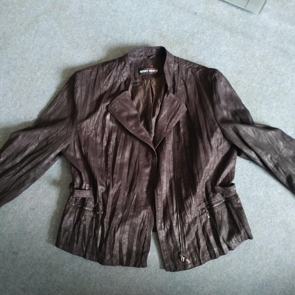 Gerry Weber bruin dames jacket, Bruin, Maat 42/44 (L), Ophalen of Verzenden, Gedragen