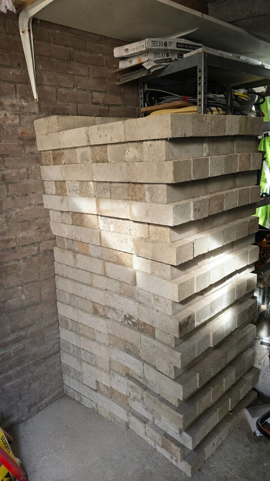 500 ongebruikte Bia betonmetselstenen, Doe-het-zelf en Verbouw, Ophalen, Nieuw, Beton