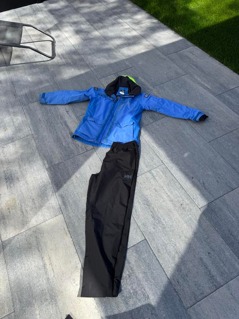 Gill zeiljack en Helly Hansen zeilbroek, Kleding | Dames, Jassen | Zomer, Zo goed als nieuw, Maat 38/40 (M), Blauw, Ophalen