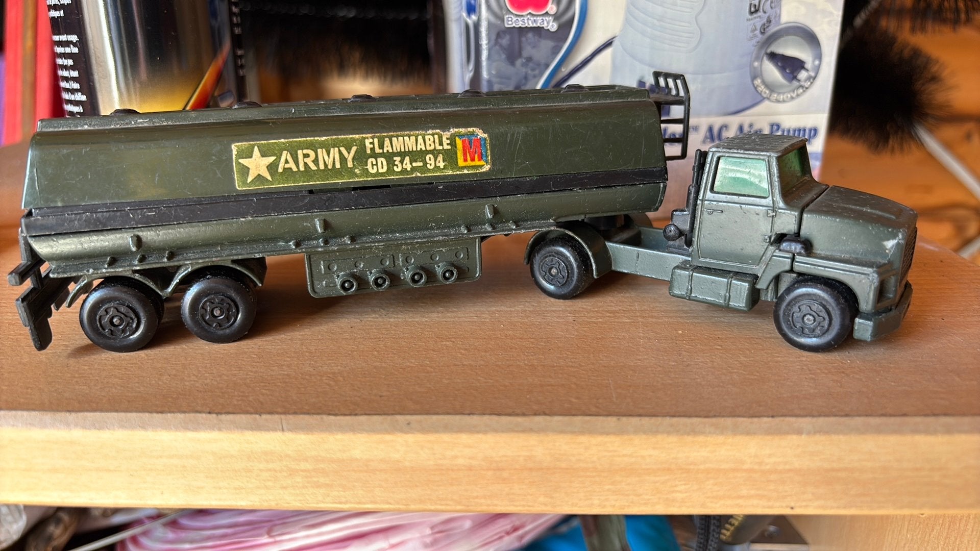 Vintage Matchbox Superkings K-16 Ford LTS met origineel, Hobby en Vrije tijd, Modelauto's | Overige schalen, Ophalen of Verzenden