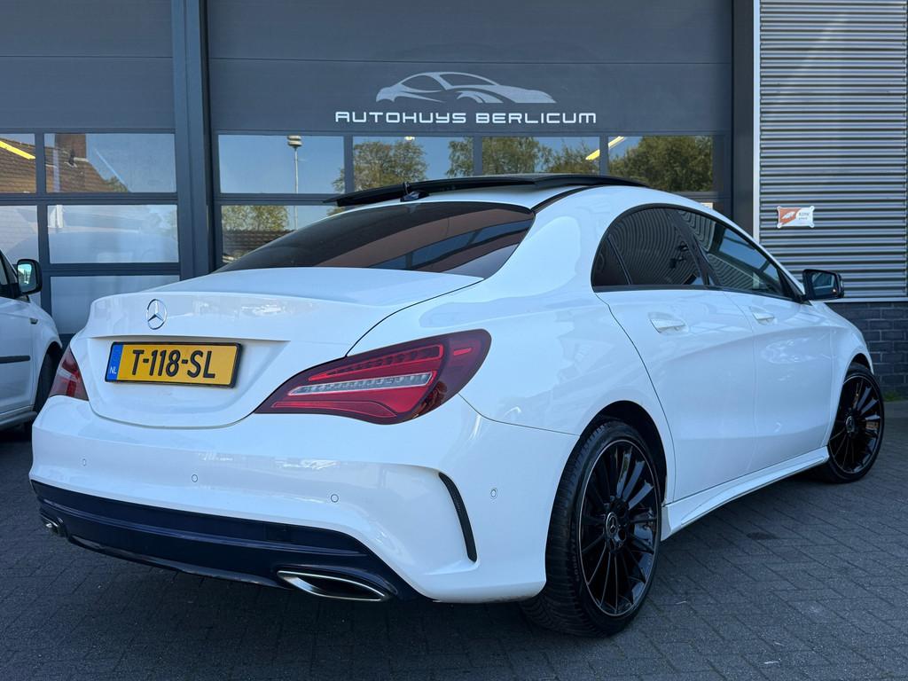 Mercedes-Benz CLA-klasse 200 Ambition Pano Camera Stoelverwa, 15 km/l, Gebruikt, 715 kg, Leder en Stof
