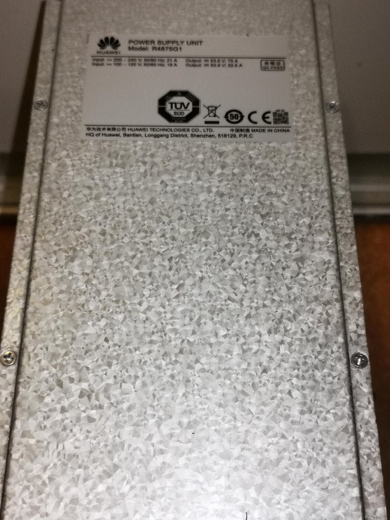 Huawei R4875G1 48V 4000W Power Supply - Voeding, Telecommunicatie, Verzenden, Zo goed als nieuw