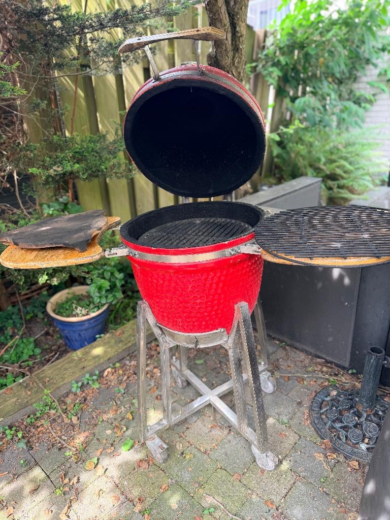 18 Inch Kamado met diverse accesoires, Ophalen, Gebruikt, Overige, Met accessoires