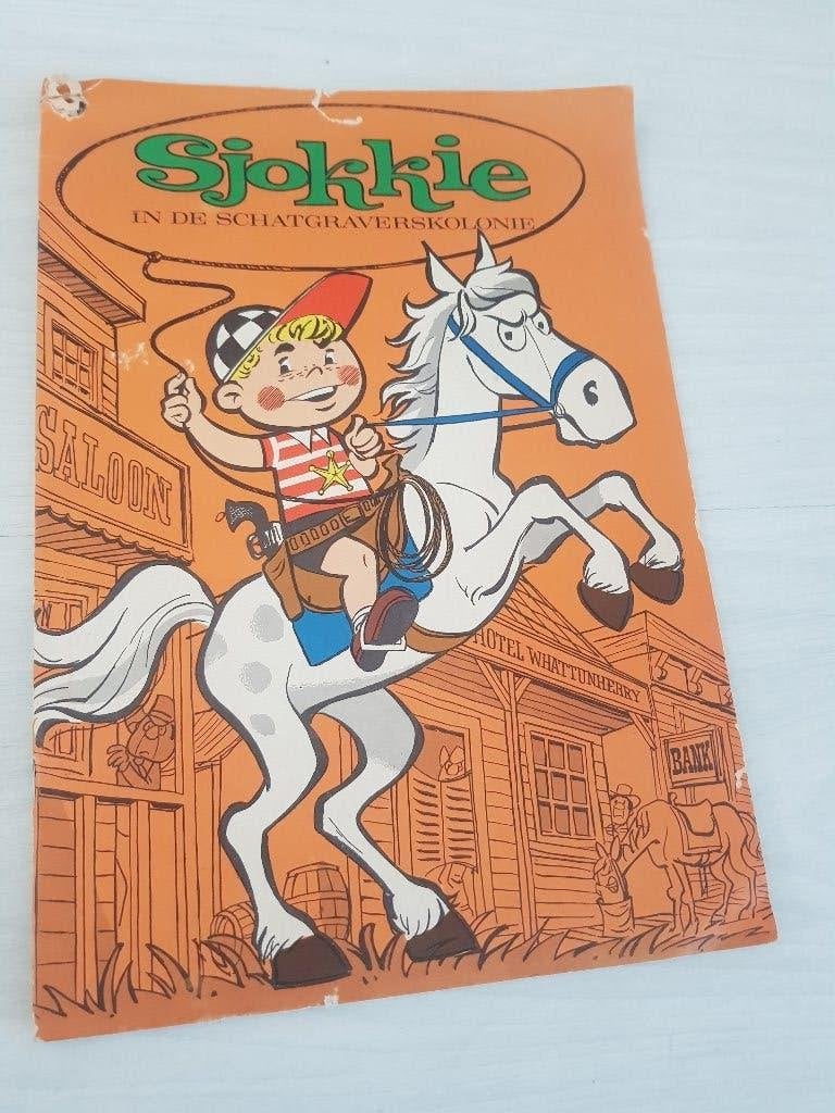 strip Sjokkie, Eén stripboek, Ophalen of Verzenden, Onbekend, Gelezen