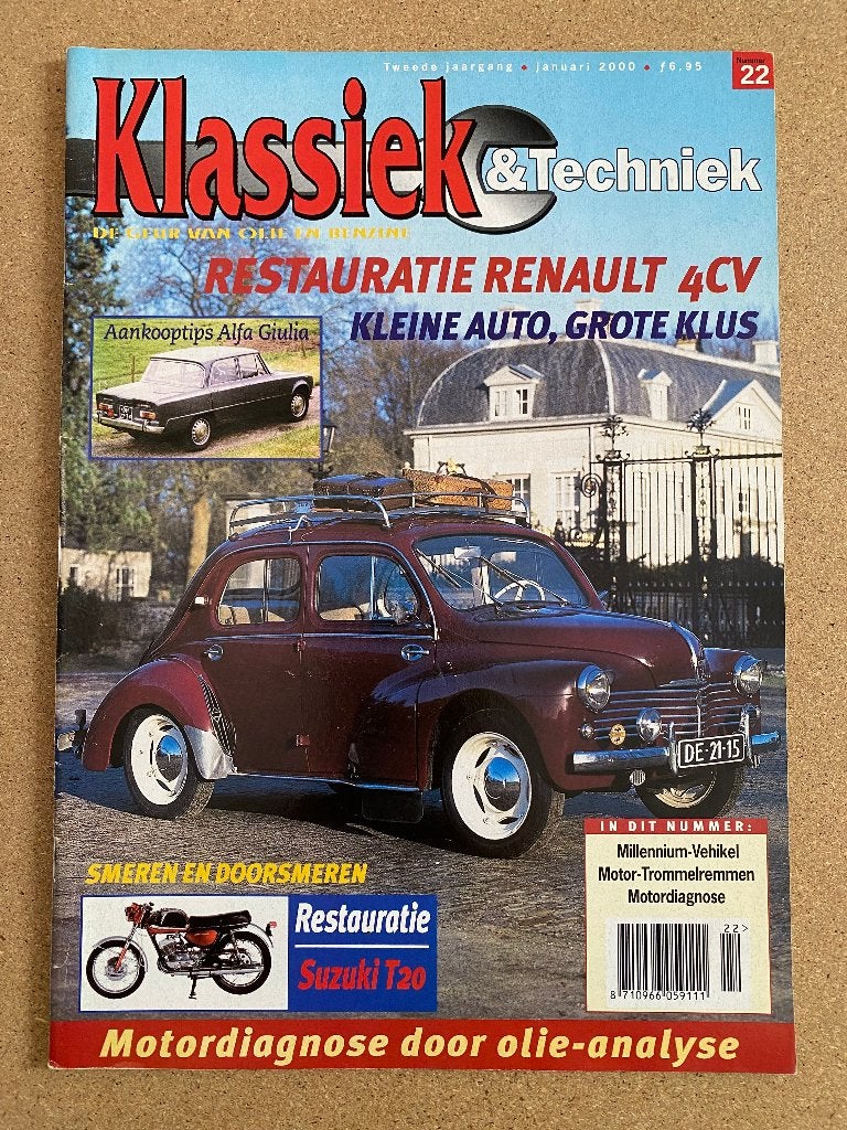 Klassiek & Techniek 22 2000, Verzenden, Gelezen, Algemeen