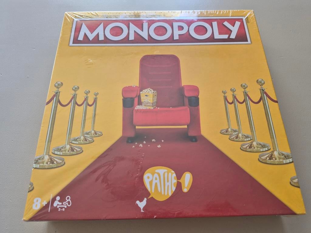 Monopoly Pathé Editie - Nieuw in Seal, Drie of vier spelers, Ophalen of Verzenden, Nieuw, Hasbro