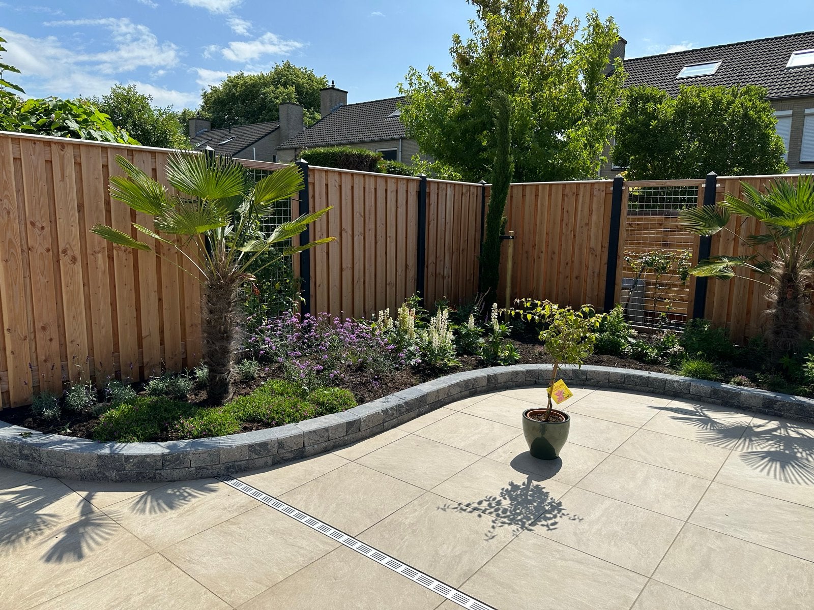 CeraMaxx Andes Gold keramische Terrastegels 60x60x3cm, Ophalen, Keramiek, Nieuw, 5 tot 10 m²