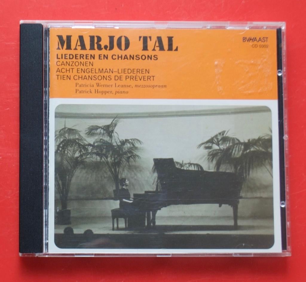 cd Marjo Tal Liederen en chansons Canzonen Jacques Prévert, Cd's en Dvd's, Ophalen of Verzenden, Gebruikt, Europees