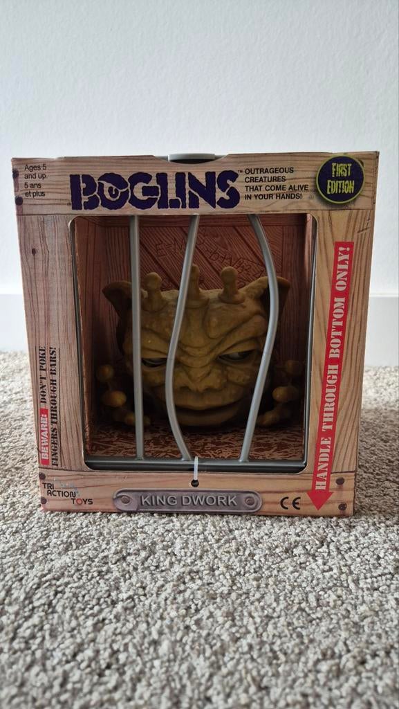 Boglins King Dwork First Edition, Verzamelen, Poppetjes en Figuurtjes, Verzenden, Nieuw