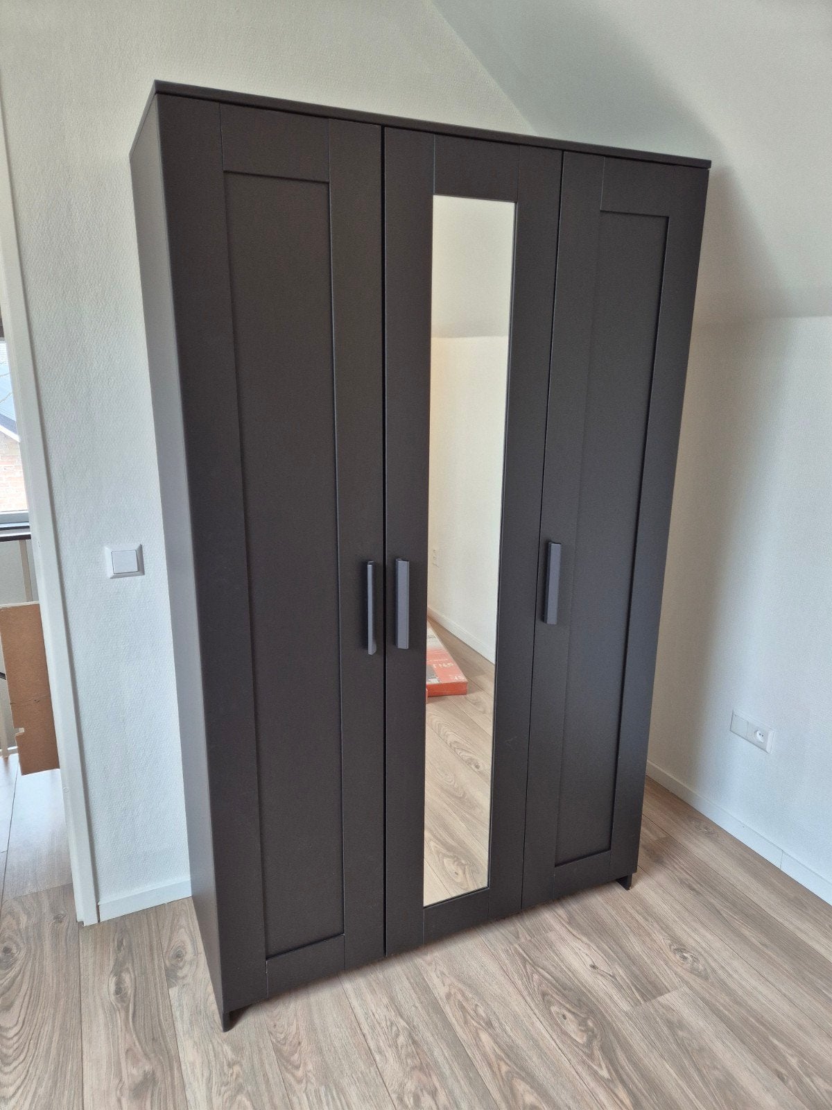 IKEA BRIMNES Kast Zwart - Uitstekende Staat, Ophalen, Met deur(en), 50 tot 100 cm, Zo goed als nieuw