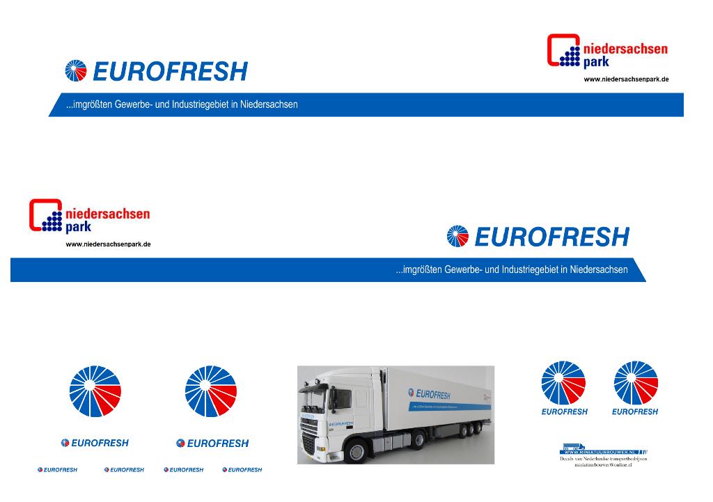 Vrachtauto decal 1:50 Eurofresh HSF Logistics, Verzenden, Nieuw, Bus of Vrachtwagen, Overige merken