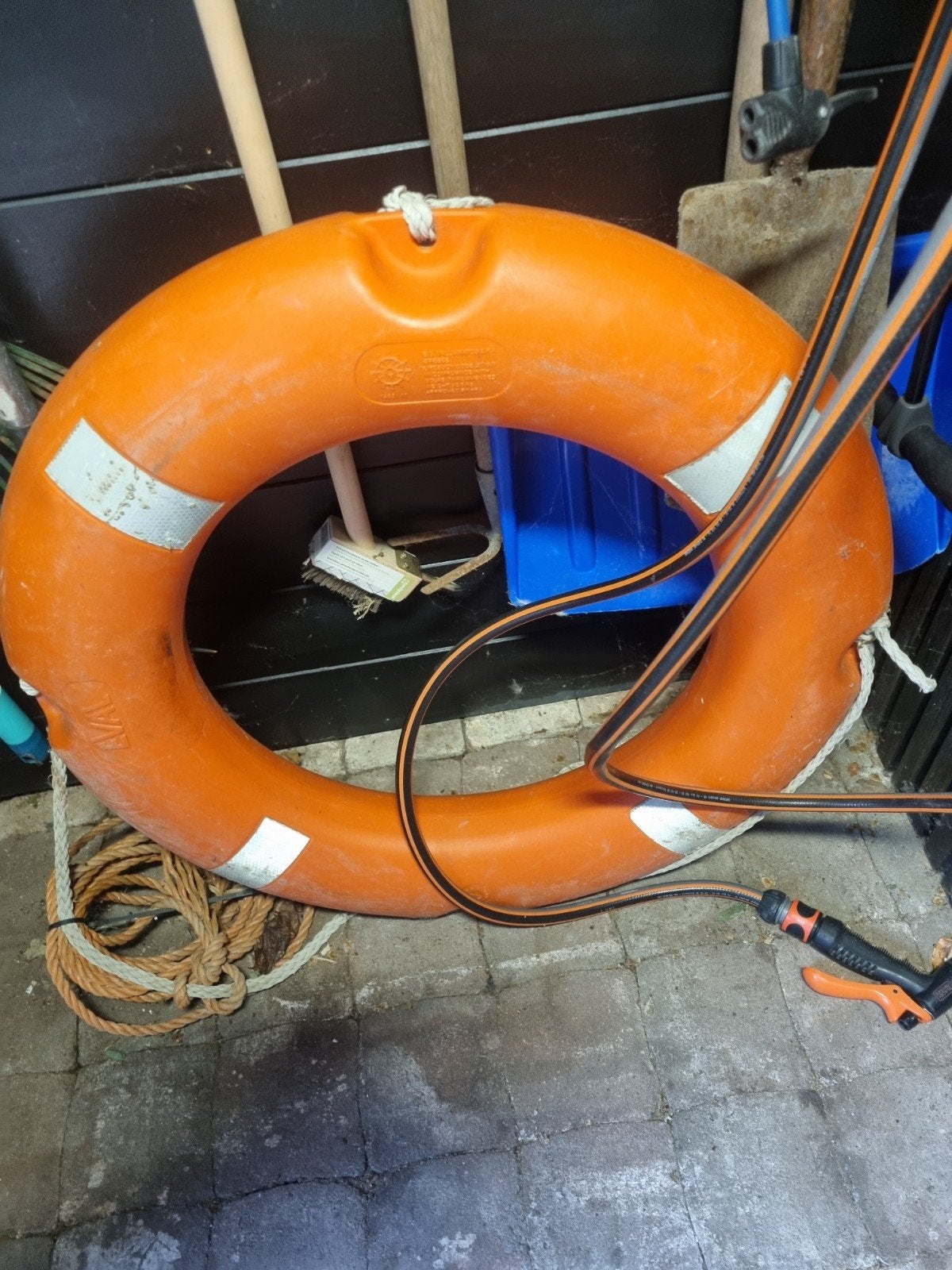 Reddingsboei - Oranje, Gebruikt, Watersport en Boten, Ophalen of Verzenden, Gebruikt