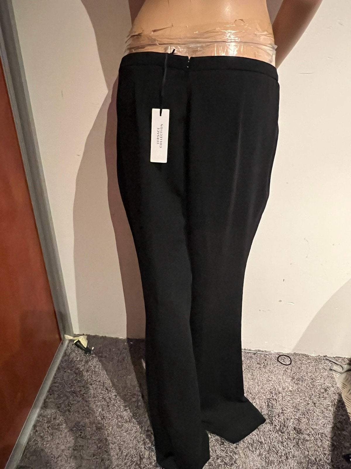 VERSACE broek maat IT 46 L origineel NIEUW MET KAARTJES, Zwart, G, Maat 42/44 (L), Nieuw