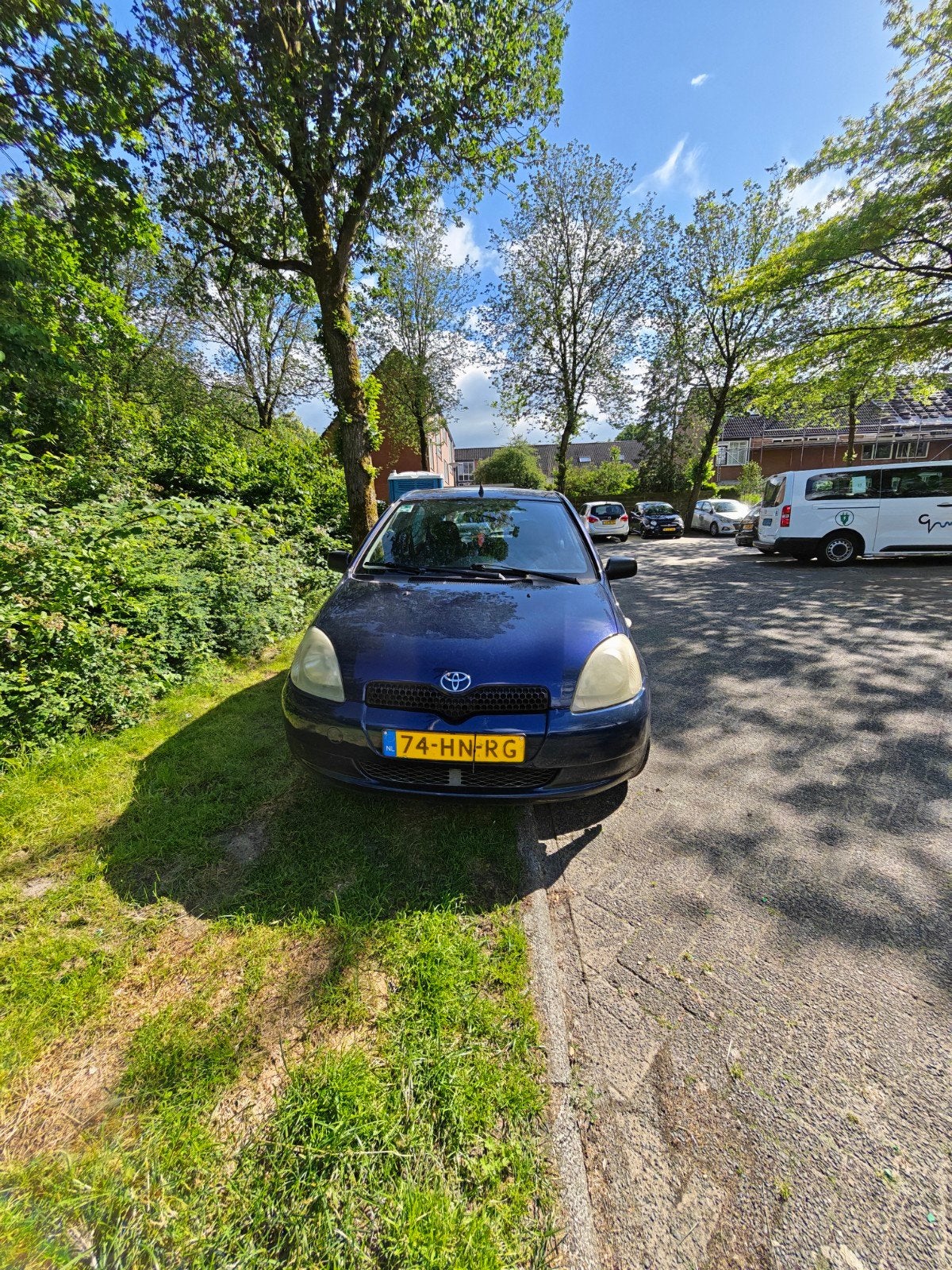 Toyota Yaris 1.0 16V Vvti 3DR 2001 Blauw, Auto's, Voorwielaandrijving, 4 cilinders, 68 pk, Origineel Nederlands