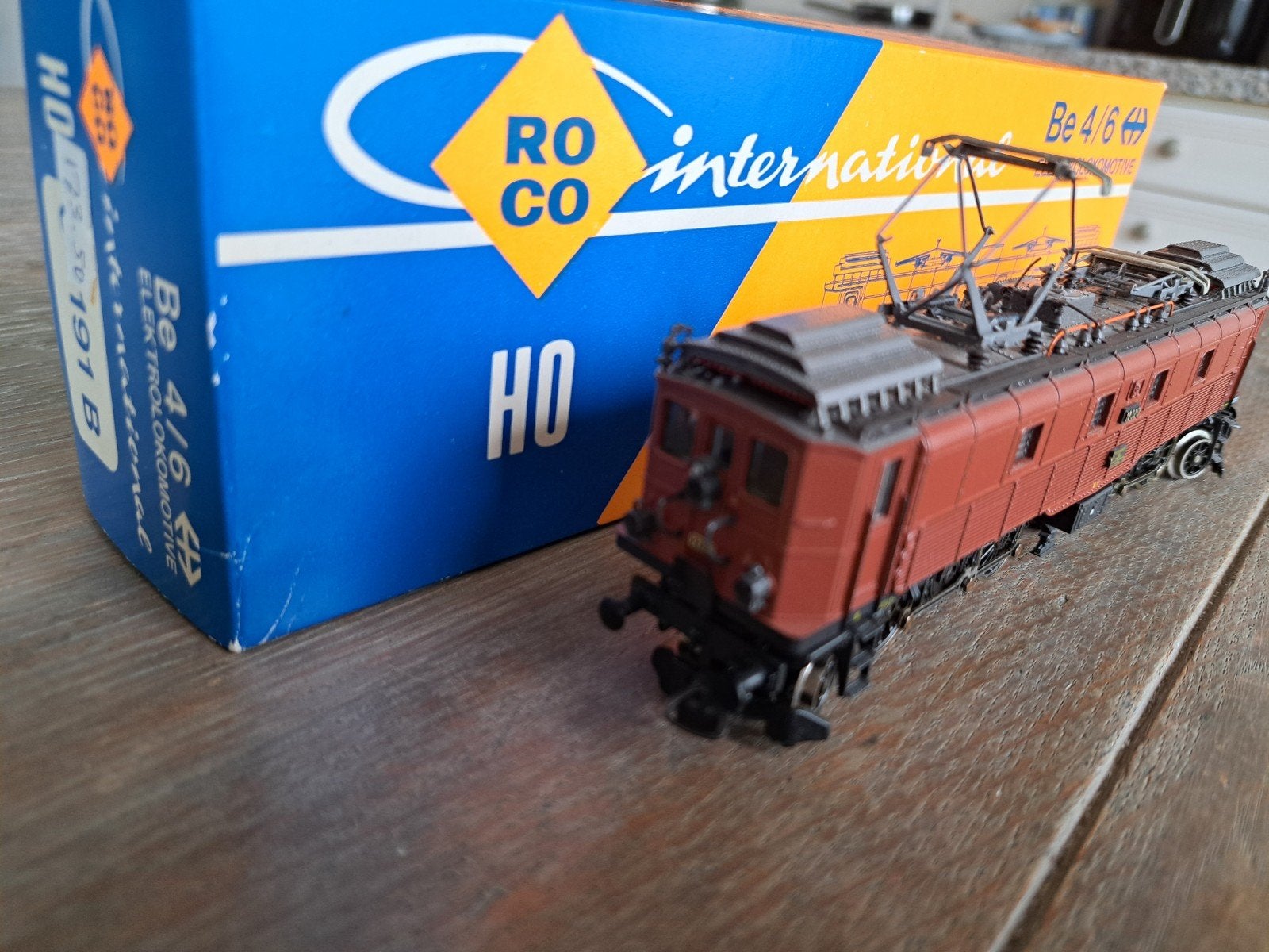 Roco International Be 4/6 Elektrolokomotive HO 04191 B- SBB, Nieuw, Ophalen of Verzenden, Roco, Analoog