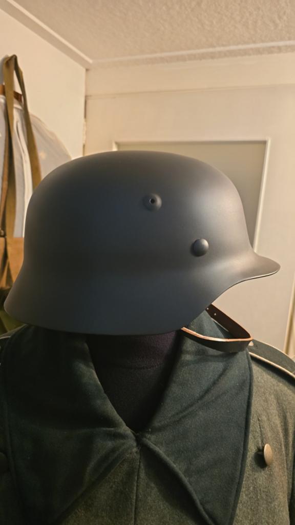 Wo2 helm m40, Ophalen of Verzenden, Duitsland, Helm of Baret