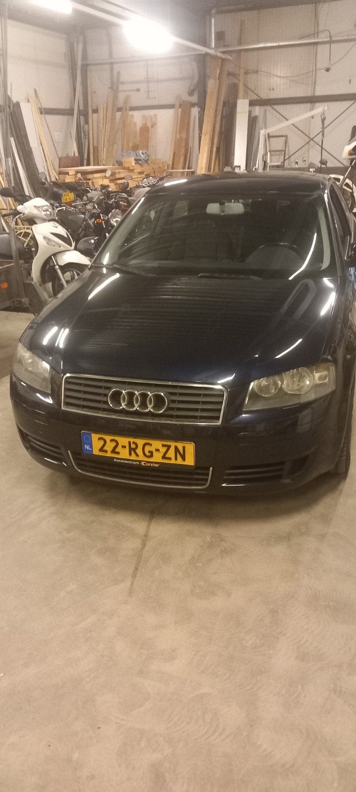 Audi A3 2.0 110KW AUT 3D 2005 Blauw, 1280 kg, 4 cilinders, 1984 cc, Blauw
