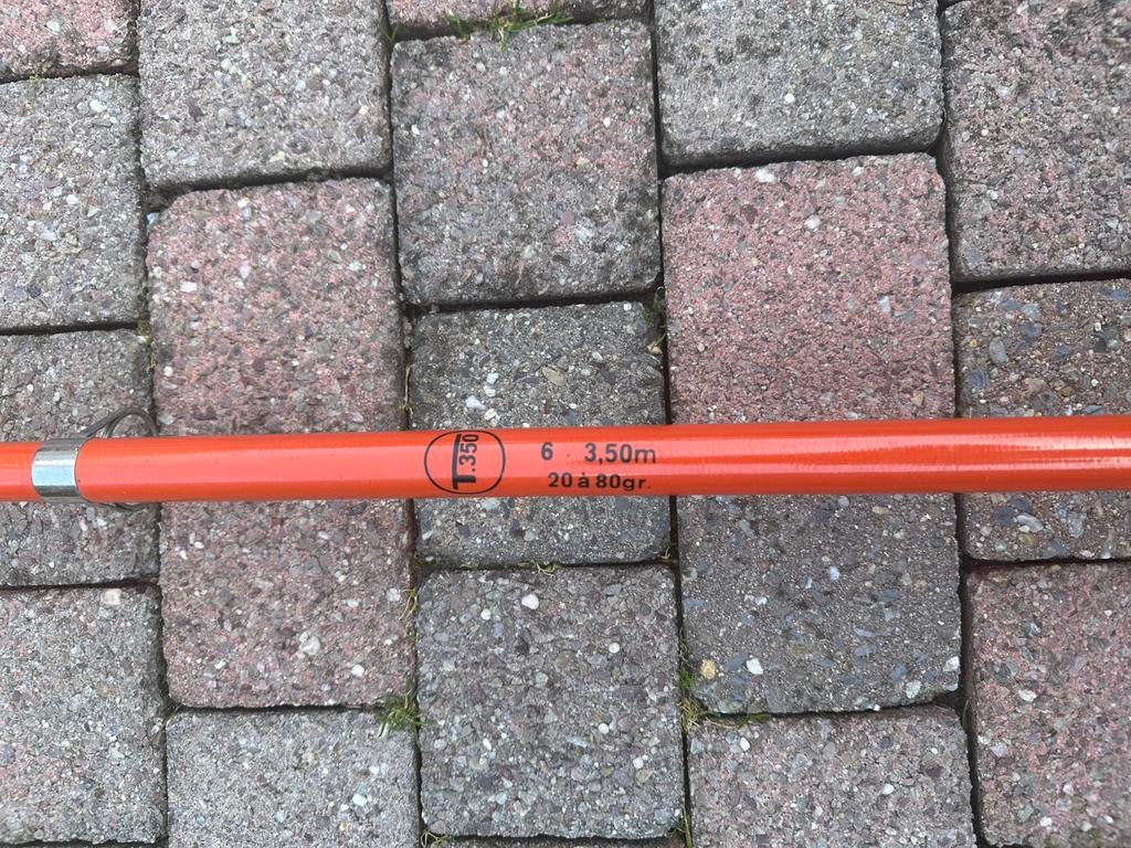 Teleleschoop hengel( bolo) makelijk om  mee  te nemen, Ophalen of Verzenden, Zo goed als nieuw, Werphengel