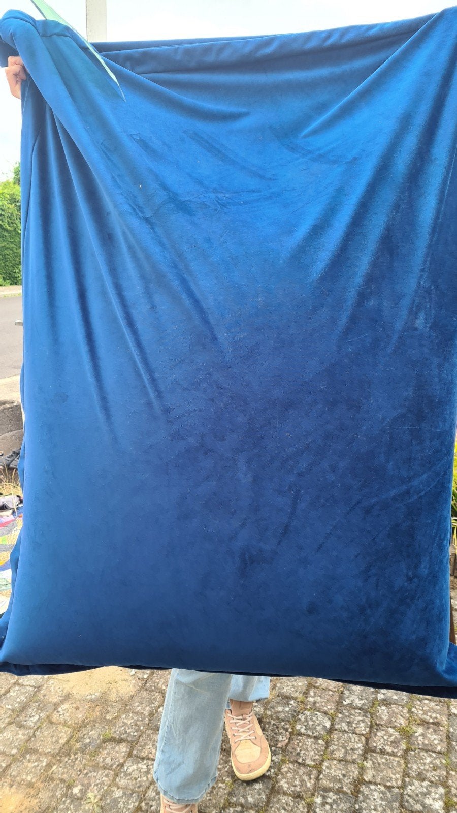 Smoothy XL zitkussen, Huis en Inrichting, Woonaccessoires | Kussens, Ophalen, Blauw, Vierkant