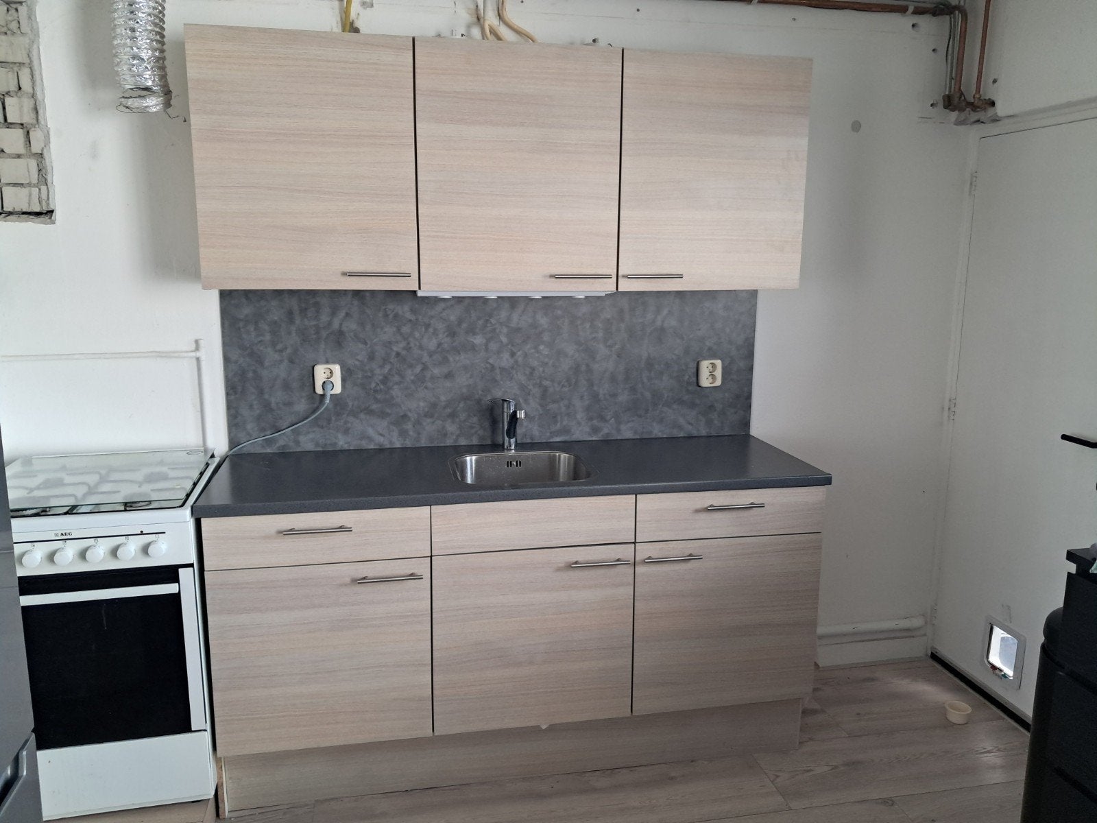Bruynzeel Keukenblokken met spoelbak en bovenkastjes - 182 c, Huis en Inrichting, Keuken | Complete keukens, Ophalen, Gebruikt