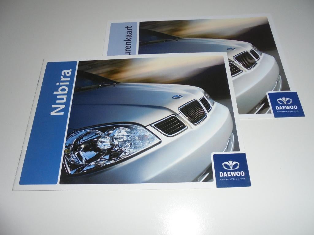 brochure Daewoo Nubira  2004, Ophalen of Verzenden, Gelezen, Overige merken