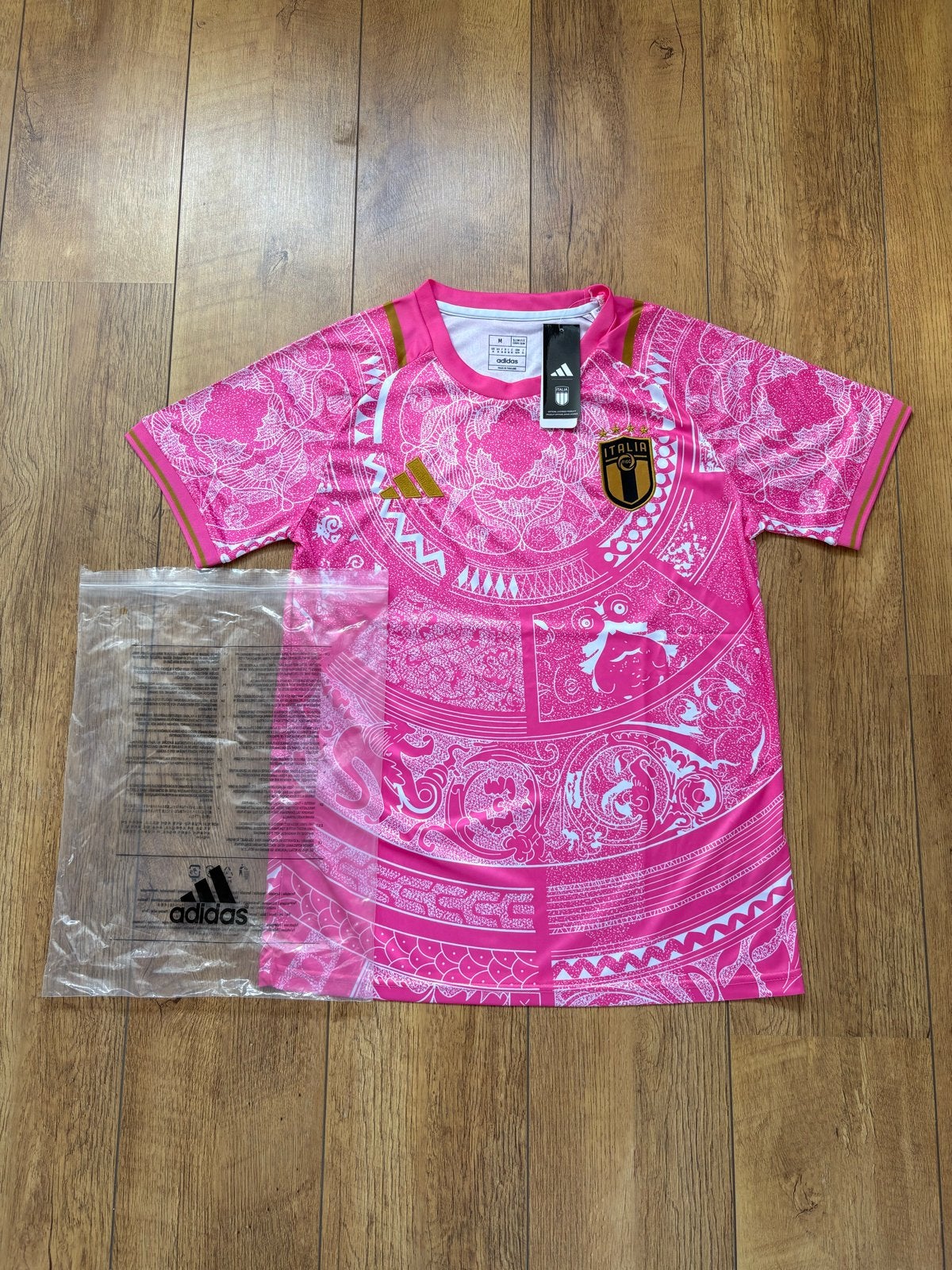 Italië shirt, Ophalen of Verzenden, Nieuw, Maat 48/50 (M), Roze