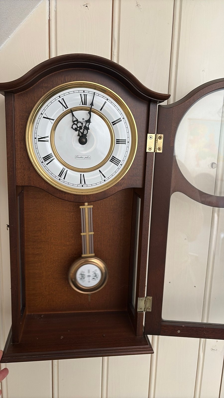 Junghans Quattro-phon Wandklok - Klassiek Design, Ophalen