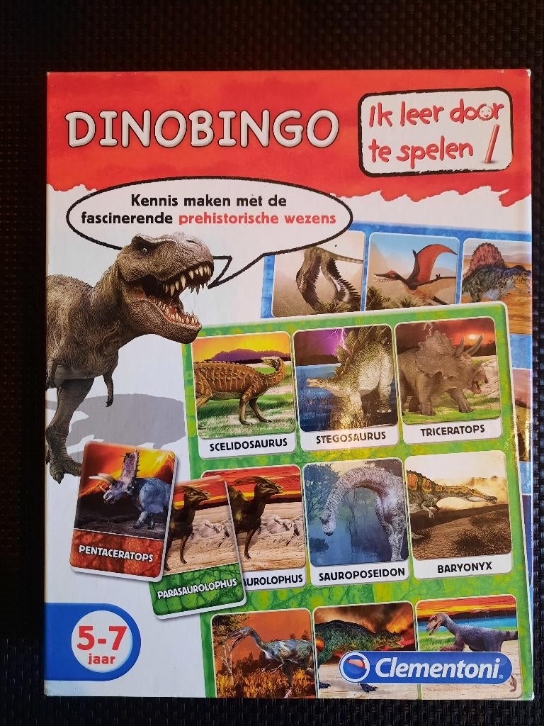 Dino Bingo van Clementoni, Ophalen of Verzenden, Nieuw, Taal en Lezen