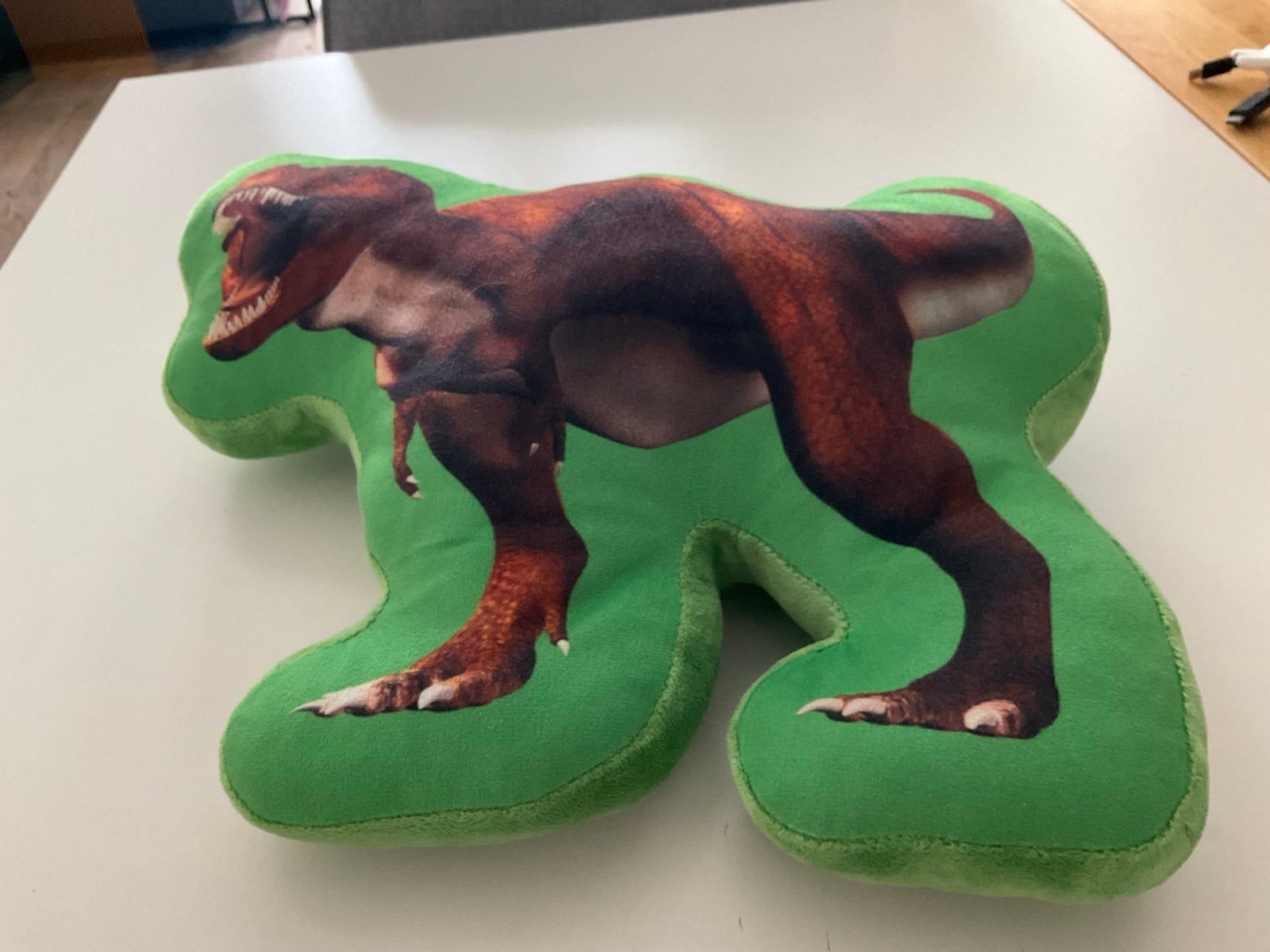 Dino kussen, Met print, Meerkleurig, Nieuw, Ophalen of Verzenden