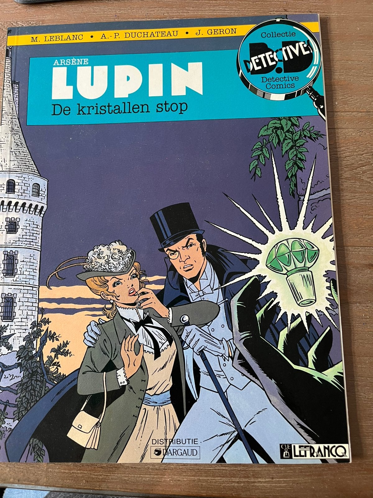 Arsene Lupin: de kristallen stop, Eén stripboek, Ophalen of Verzenden, Zo goed als nieuw