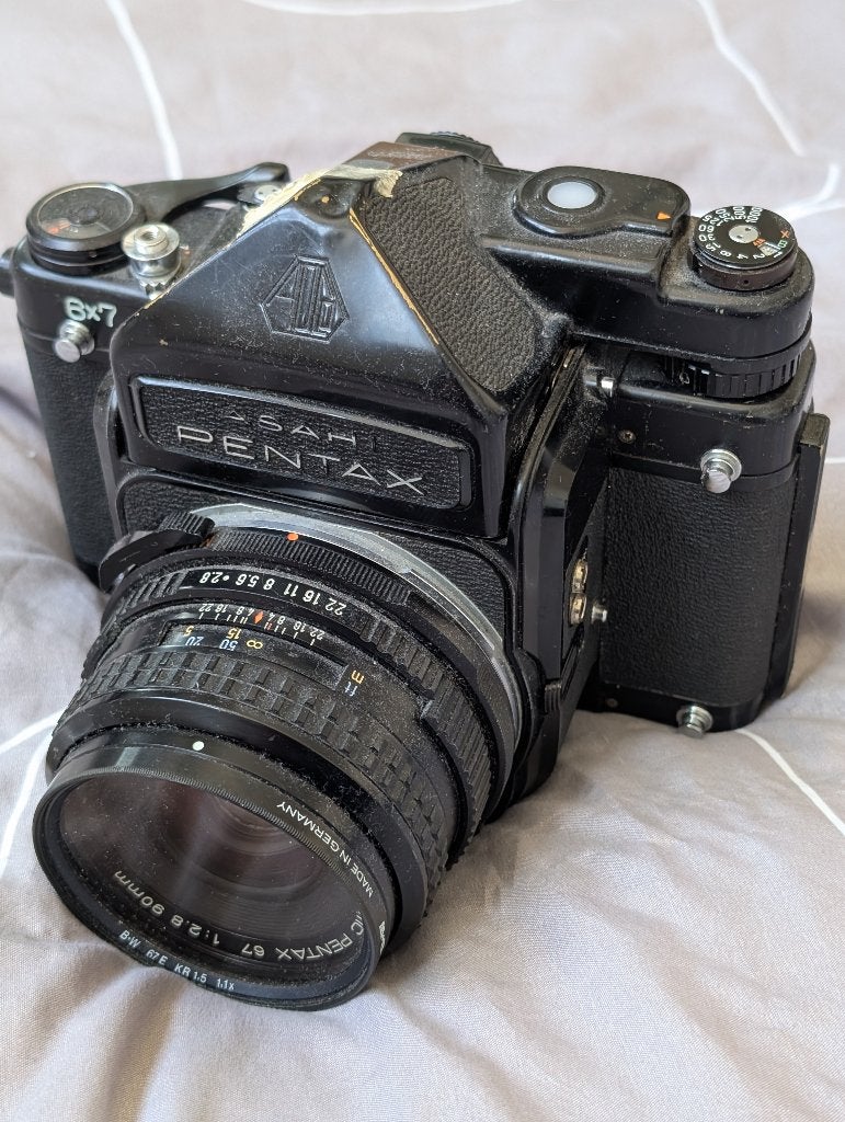 Pentax 6x7 + 90mm f/2.8 (SMC Pentax 67)