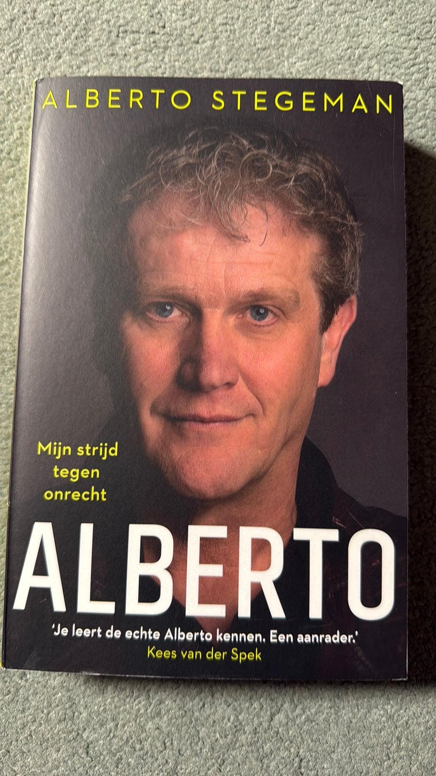 Alberto Stegeman biografie, Ophalen of Verzenden, Zo goed als nieuw, Film, Tv en Media