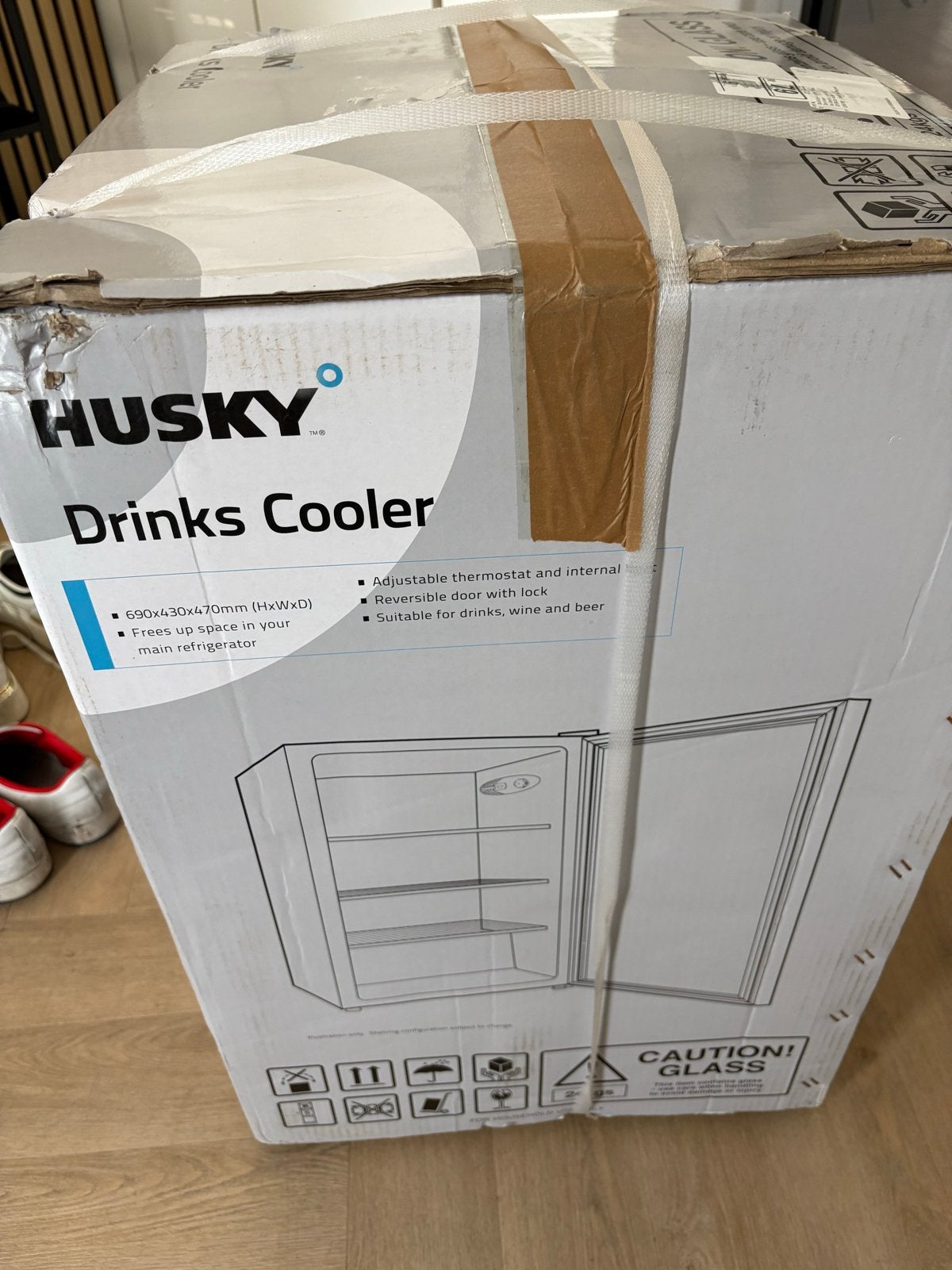 Husky Drinks Cooler - Nieuw in doos, Witgoed en Apparatuur, Koelkasten en IJskasten, Ophalen, Zonder vriesvak, Nieuw, Minder dan 75 liter