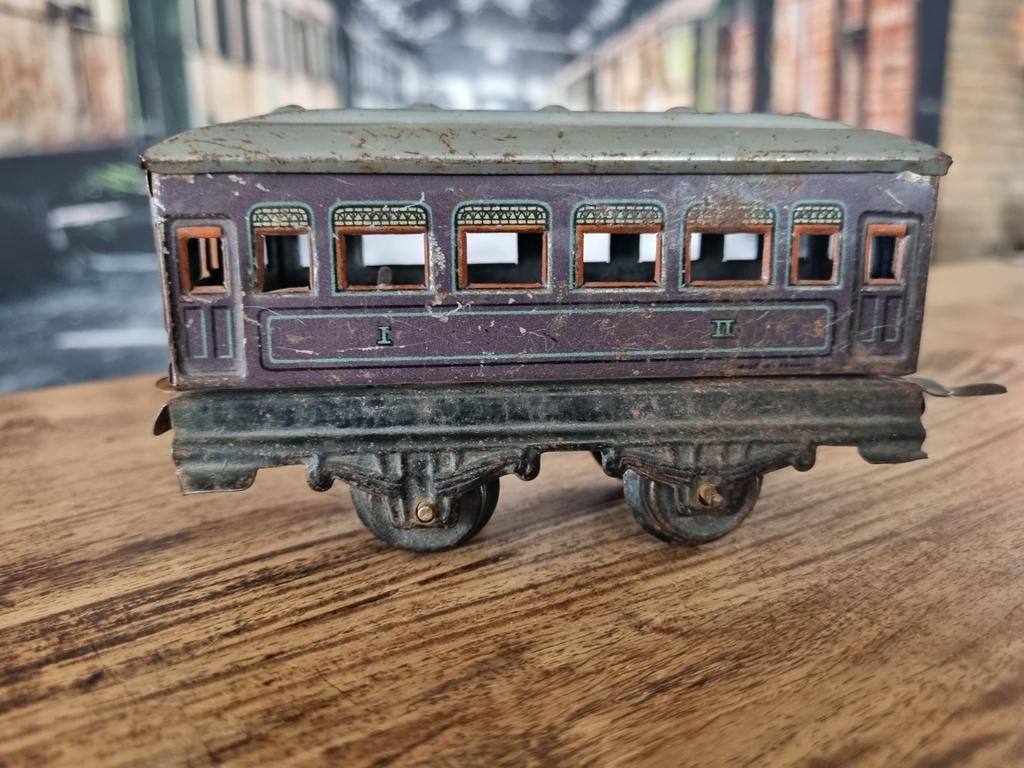 Vintage Treinwagon - Oude Passagierswagon, Overige merken, Gebruikt, Gelijkstroom of Wisselstroom, Wagon