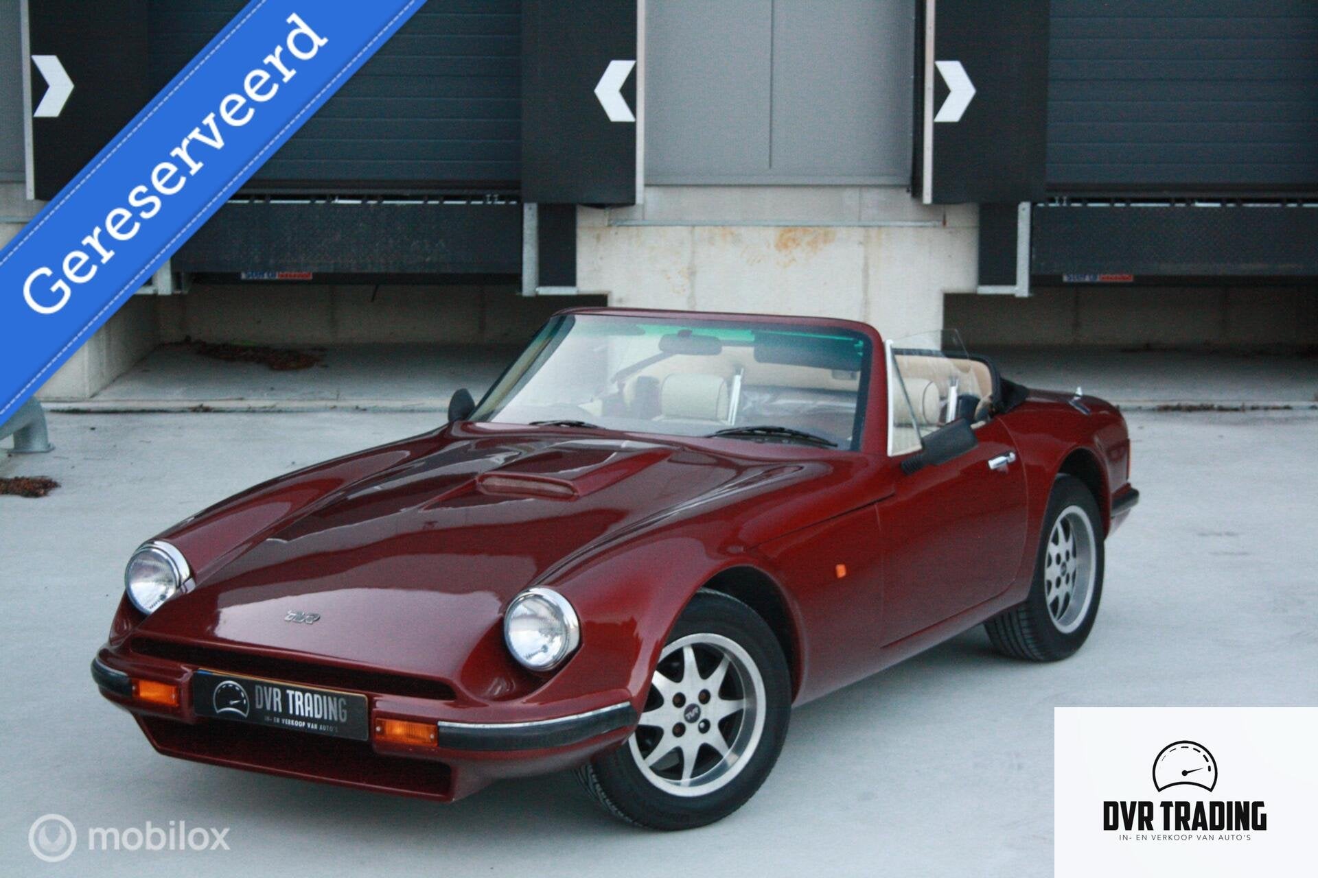 TVR 290S S2 2.9L V6 1990 Liefhebbersauto Historie Hobbyauto!, Achterwielaandrijving, Gebruikt, Cabriolet, Bedrijf