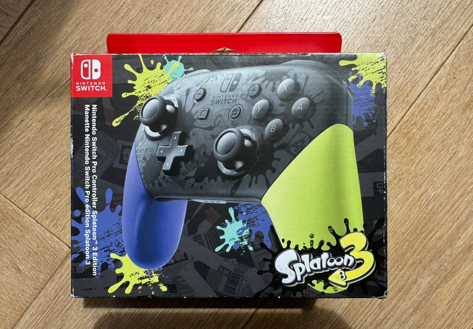 Nintendo Switch 1&2 Pro Controller Splatoon 3 - Nieuw!, Spelcomputers en Games, Spelcomputers | Nintendo Consoles | Accessoires