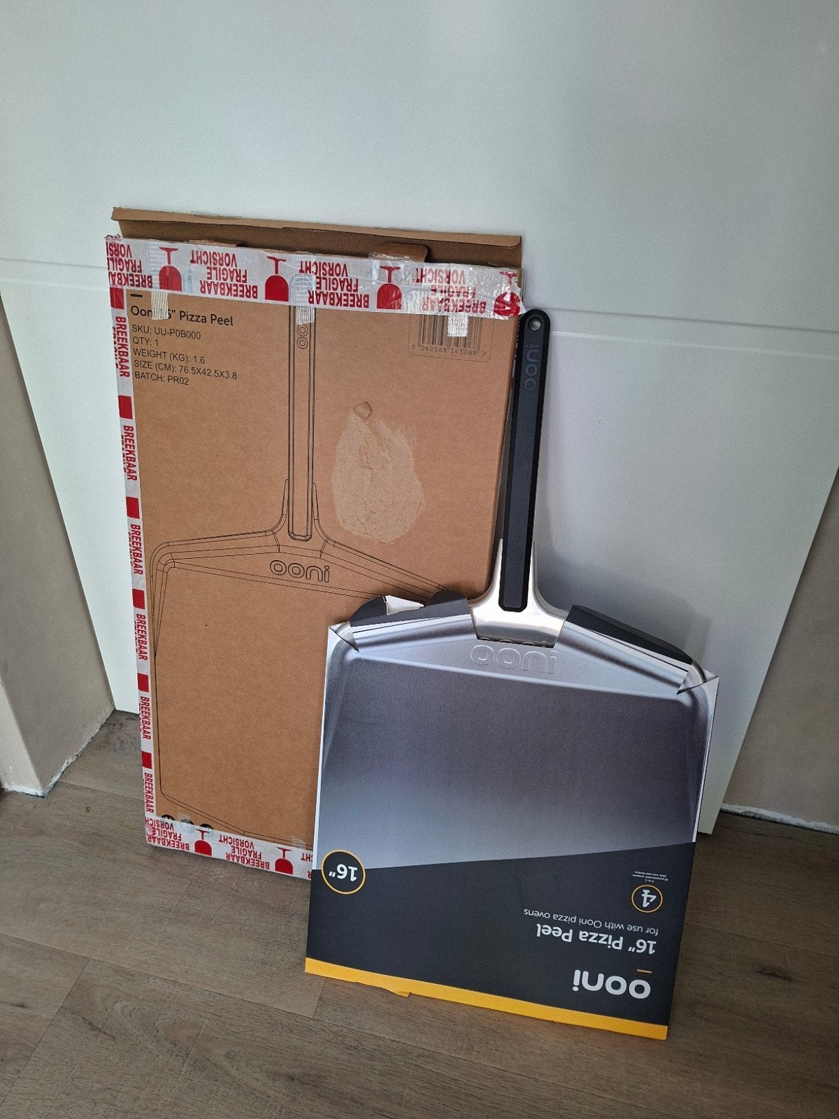 Ooni 16" Pizza Peel - Nieuw in doos, Overige typen, Ophalen of Verzenden, Metaal, Overige merken