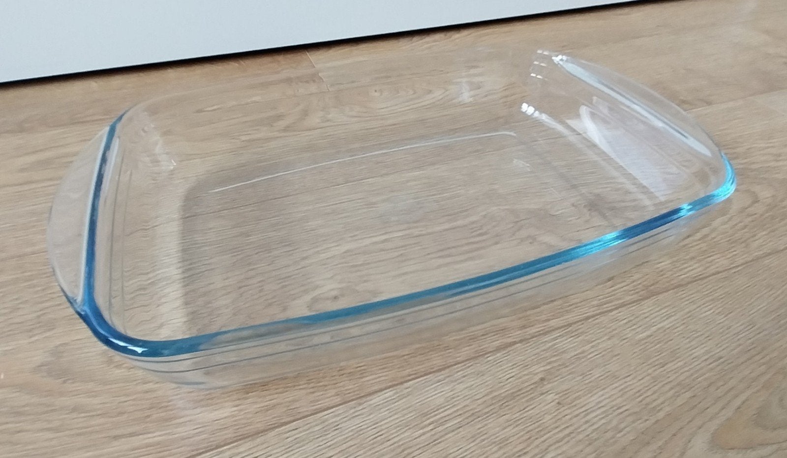 Glazen ovenschaal, Ophalen of Verzenden, Gebruikt