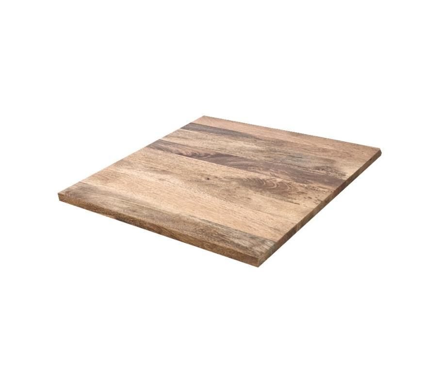 Mango houten tafelbladen, Horeca tafelblad massief hut  111, Rond, Nieuw, Ophalen of Verzenden, 75 cm of meer