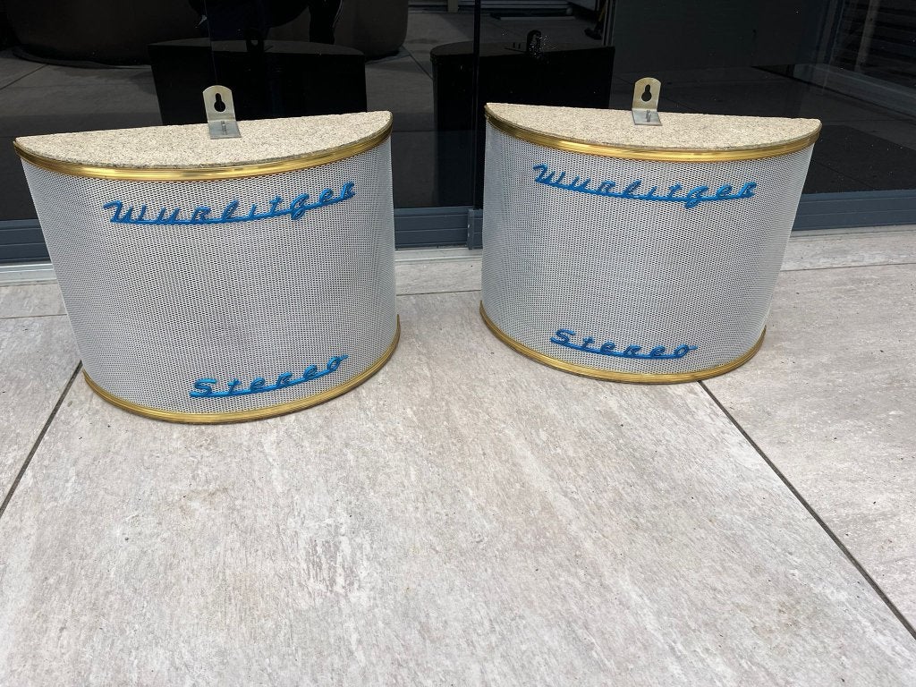 2 Gerestaureerde Wurlitzer 2300 Luidsprekerboxen Type 5125, Ophalen of Verzenden, Zo goed als nieuw, 1950 tot 1960, Wurlitzer