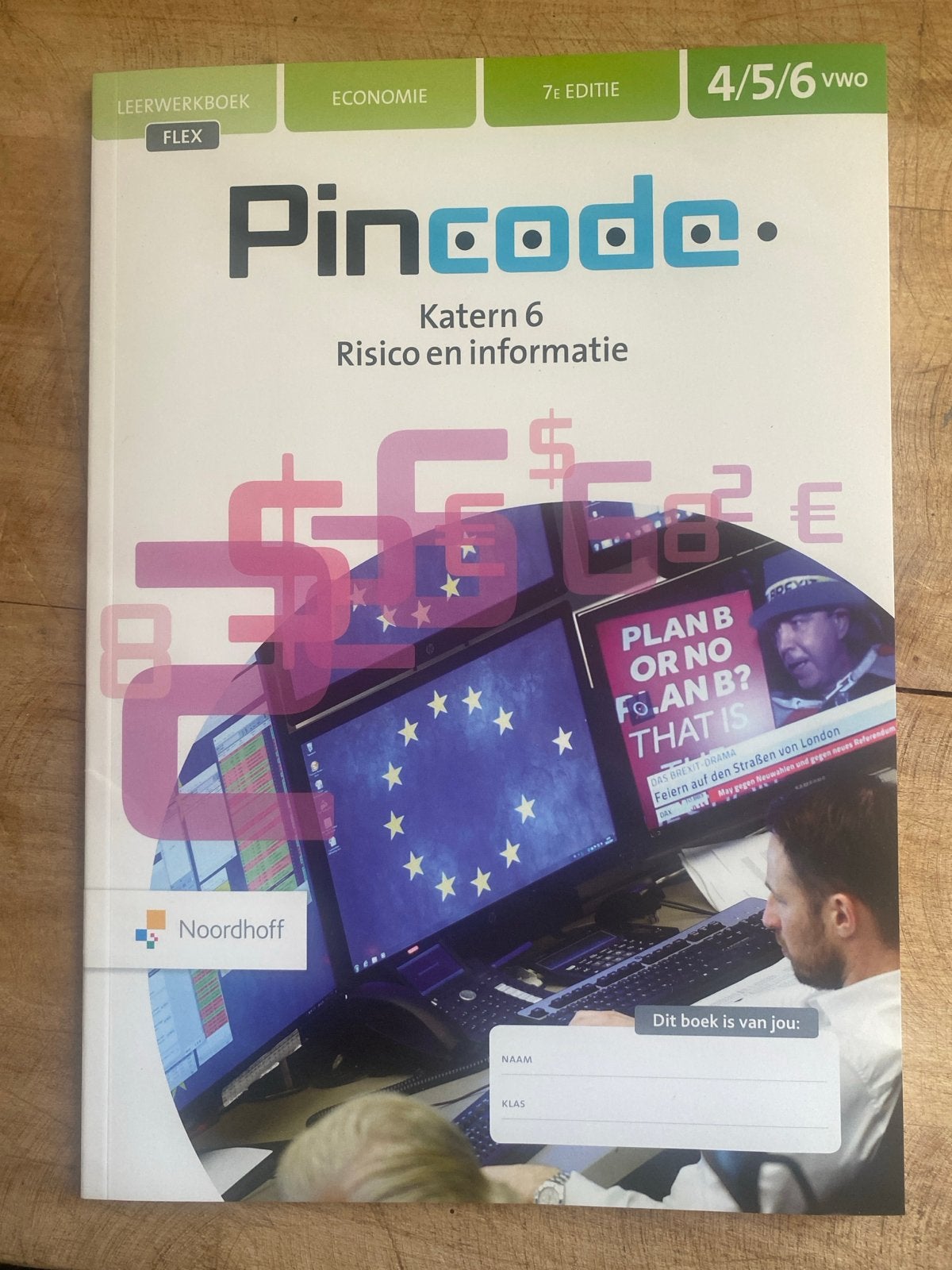 Pincode Economie 4/5/6 vwo - Katern 6 Risico en informatie, Ophalen of Verzenden, Gamma, Zo goed als nieuw, WO