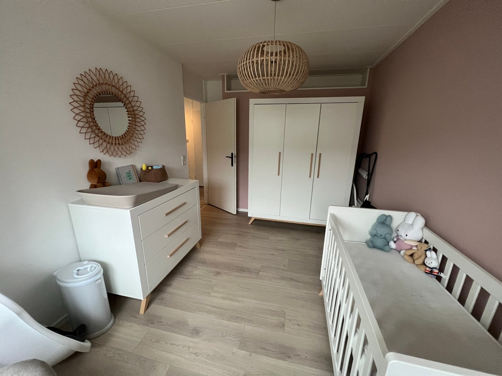 Bopita Fenna  – ledikant, 3-deurs kast & commode, Ophalen, Gebruikt, Jongetje of Meisje