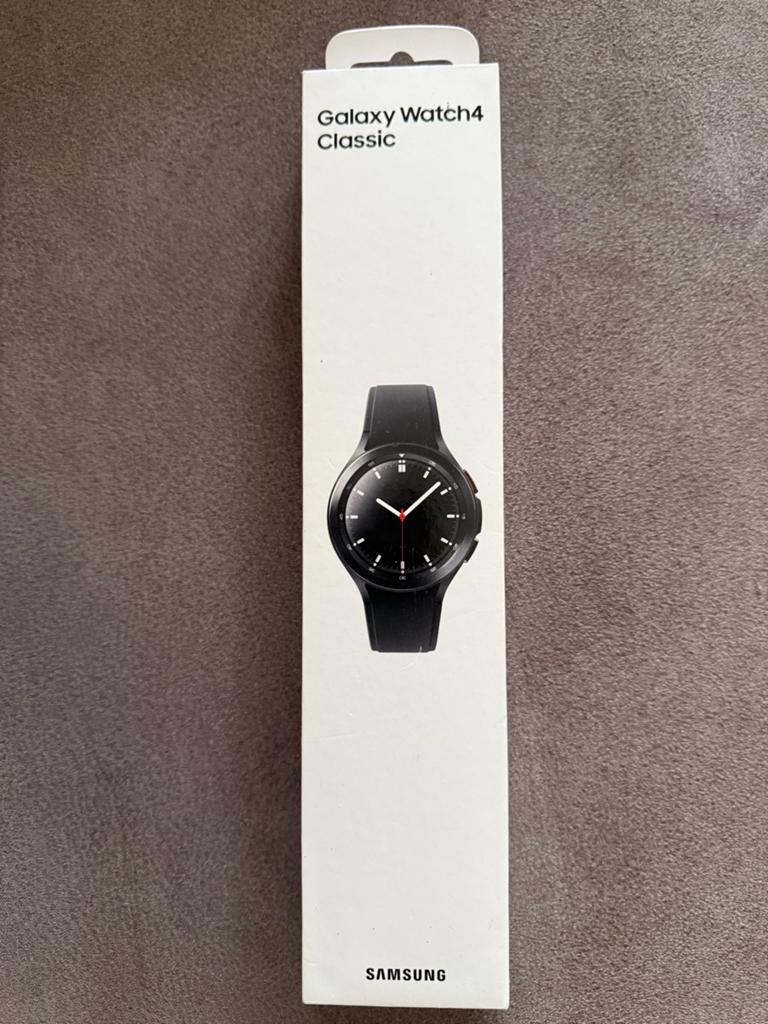 Samsung Galaxy Watch4 Classic Zwart - Gebruikt, Ophalen, Gebruikt, Zwart