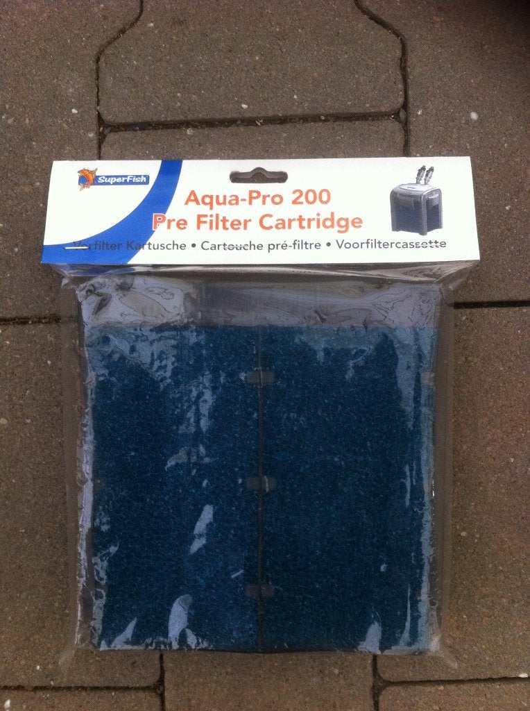 Superfish aqua pro 200 filter cartridge, Dieren en Toebehoren, Ophalen of Verzenden, Leeg aquarium