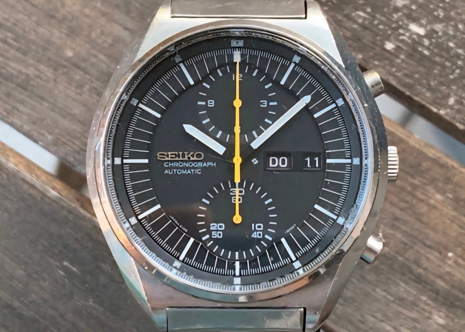 Seiko Jumbo Chronograph 1972 Super Conditie, Sieraden, Tassen en Uiterlijk, Staal, Polshorloge, Ophalen of Verzenden, Zo goed als nieuw