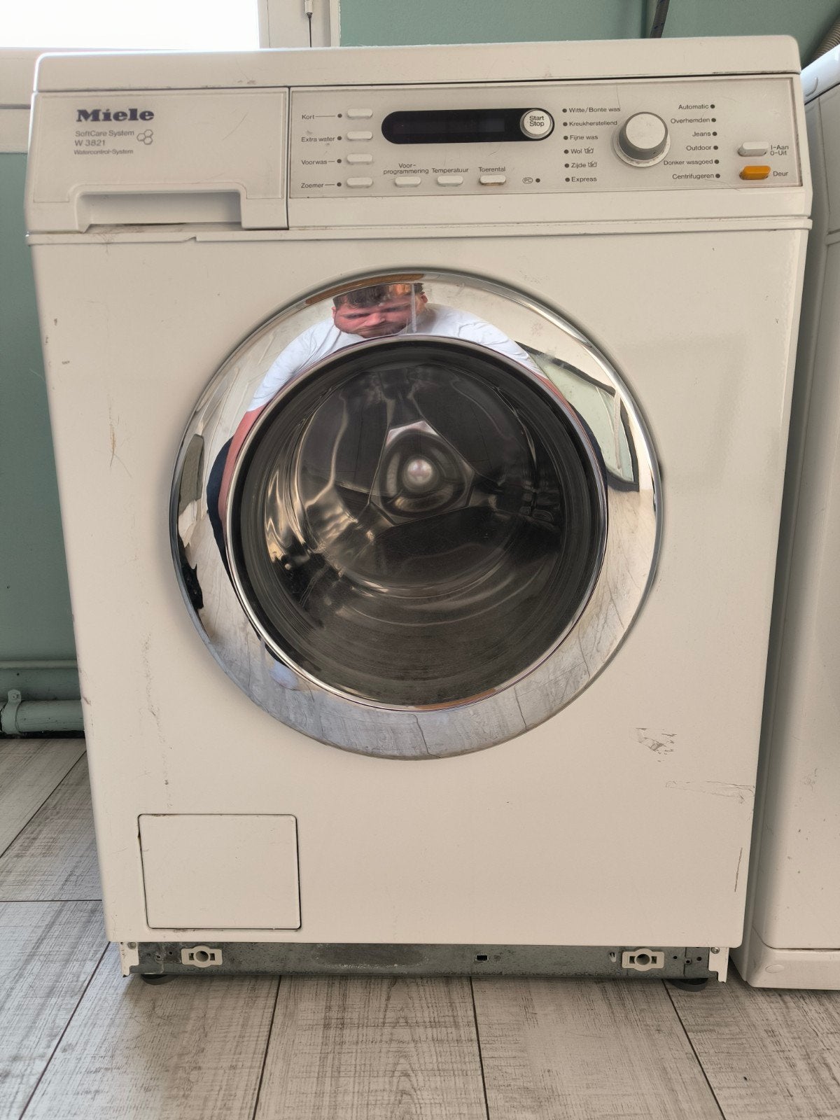 Miele W 3821 Wasmachine (moet van zolder,), Witgoed en Apparatuur, Wasmachines, Ophalen, Gebruikt, 1600 toeren of meer, 85 tot 90 cm