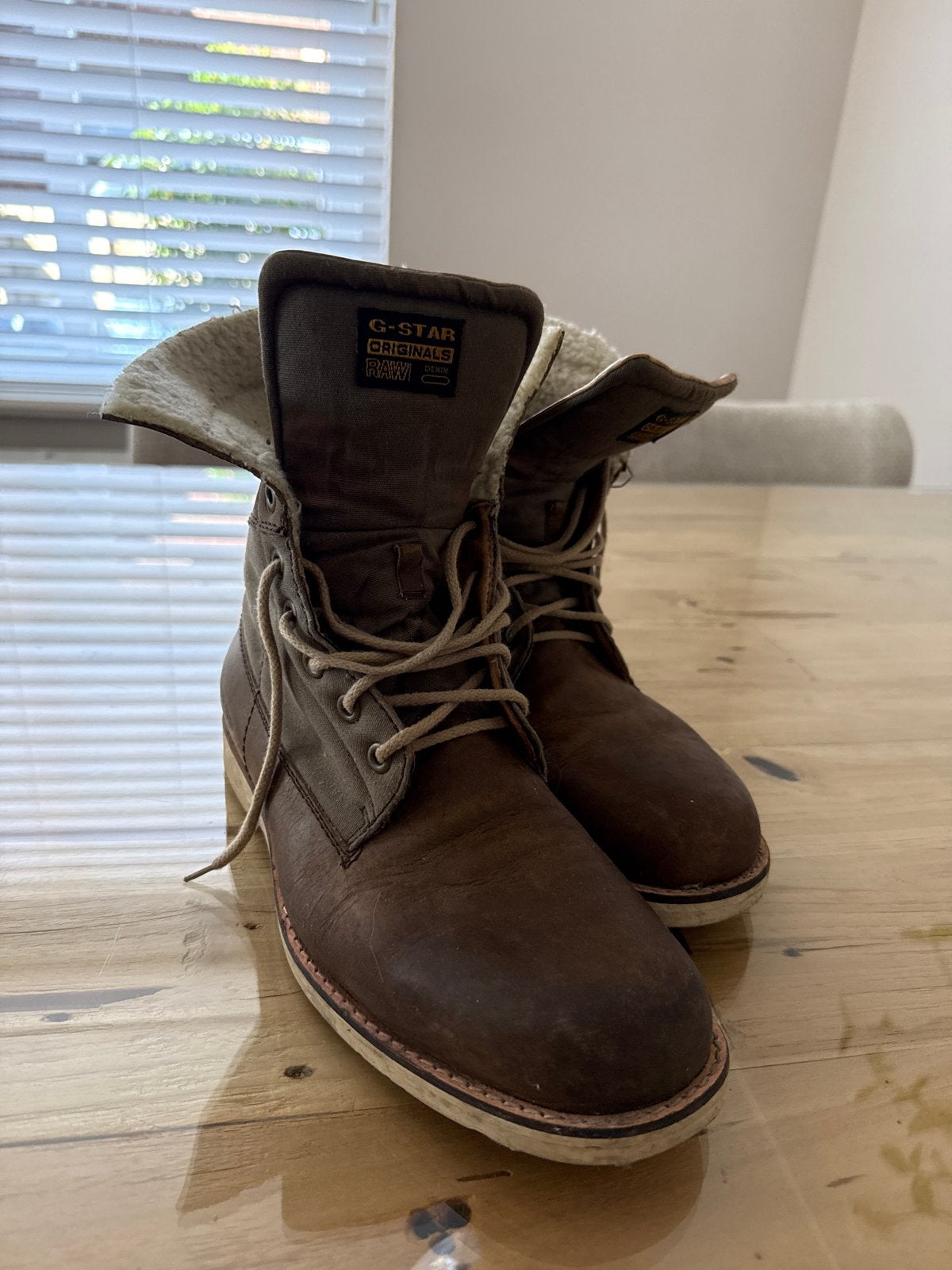 G-Star Raw Boots - Bruin - Maat 43, Ophalen of Verzenden, Gedragen, Bruin, Boots
