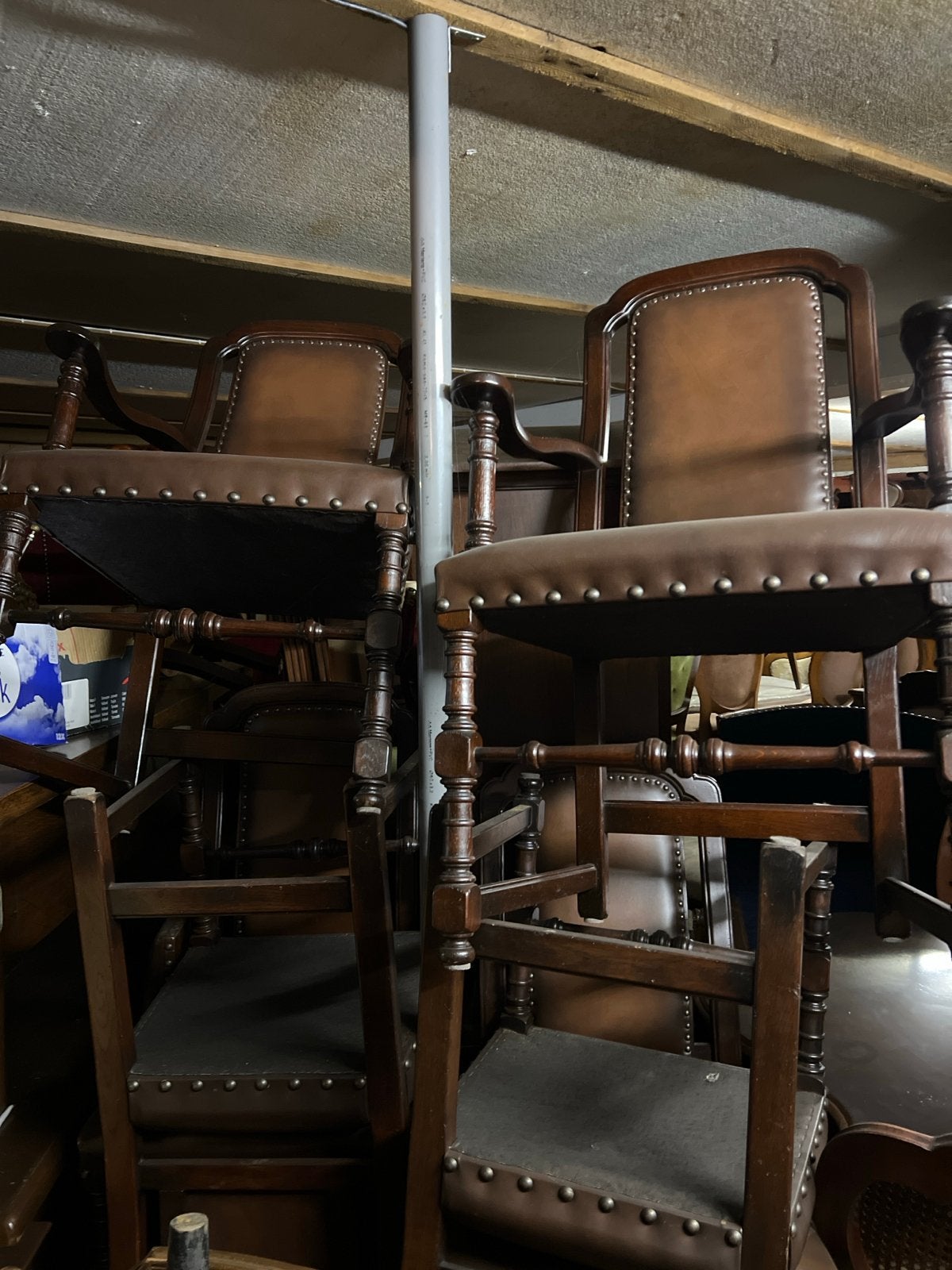 6  Engelse eetkamerstoelen. MAGAZIJNEN OPRUIMING, Antiek en Kunst, Ophalen